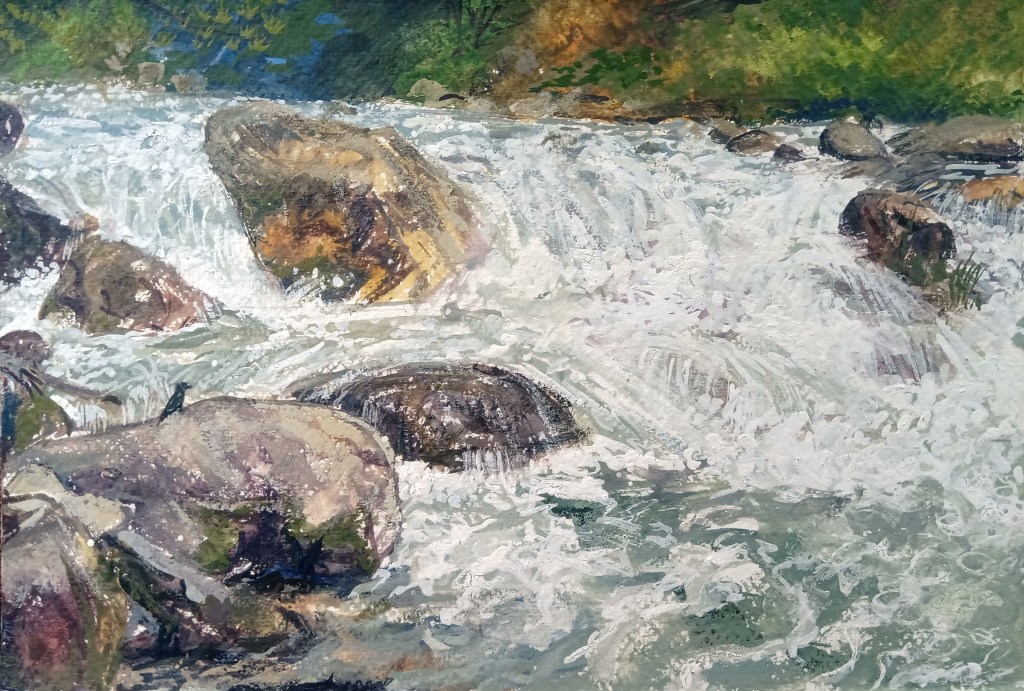 Tranquil Stream Painting: Nature’s&nbsp;Harmony