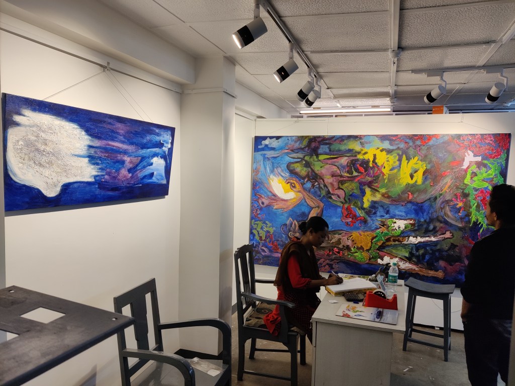 A pop-up store set up inside the Slate Nest space